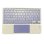 Teclado Royal Bailey X129 ultrafino Bluetooth ligero con panel táctil y batería recargable manual incluido