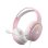 Auriculares Subsonic SA5684-1 com fio RGB microfone boom gaming rosa over ear