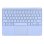 Teclado Royal Bailey X7a Bluetooth ultrafino ligero con batería recargable morado