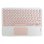 Teclado Royal Bailey 250c Bluetooth ultrafino ligero para iOS Android Windows 9,7-10,1" rosa