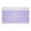 Teclado Royal Bailey X13 Bluetooth ultrafino ligero con batería recargable morado