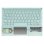 Teclado Royal Bailey Z33 Bluetooth ultrafino leve QWERTY inglês