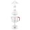Exprimidor de Cítricos Koenic Doble Sentido de Rotación 0.7L Blanco/Rojo