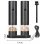 Moulin à sel et poivre Promis MP34DUO 21 cm aluminium noir