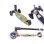 Patín Scooter Tres Ruedas Boldcube Sky026 Ajustable Plegable 2.8 kg