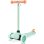 Patinete infantil Boldcube 3 ruedas 120 mm Verde Mint con manillar ajustable