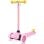Patinete infantil Boldcube 3 ruedas 30 kg altura ajustable Rosa