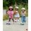Patinete infantil Boldcube 3 ruedas 30 kg altura ajustable Rosa