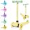 Patín Boldcube SKY005 3 Ruedas Amarillo Ajustable Niños 2-6 años