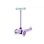 Patinete infantil Boldcube 3 ruedas 30 kg altura regulable lila