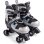 Rollschuhe California Ajustables para Adultos Gris y Negro