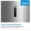 Frigorífico Combi Midea Total No Frost 188cm 435L E Branco