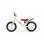 Bicicleta de equilíbrio Toyz Inter Cream para crianças 3 a 6 anos