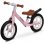 Bicicleta de equilíbrio Toyz Inter Pink para crianças de 3 a 6 anos