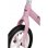 Bicicleta de equilíbrio Toyz Inter Pink para crianças de 3 a 6 anos