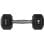 Mancubra a peso fisso HMS Fitness HEX PRO 16 kg, Nero, Acciaio Inossidabile e Gomma