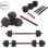 Manubri HMS SGP20 2 x 10 kg Bituminosi con Funzione Barra