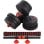 Manubri HMS SGP20 2 x 10 kg Bituminosi con Funzione Barra