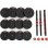 Manubri HMS SGP20 2 x 10 kg Bituminosi con Funzione Barra