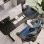 Silla de oficina Diablo Chairs V-Commander Negro/Azul