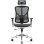 Silla de oficina ergonómica Diablo Chairs V-Basic Biało-czarne