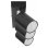 Lámpara techo Orno 3x50W GU10 negra ruchoma