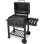 Barbacoa de carbón Fieldmann FZG 1008 56x42 cm con tapa y ruedas
