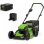 Cortador de Relva Greenworks 60V 46 cm GD60LM46HPK4 com bateria 4Ah