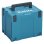 Caja de herramientas Makita Makpac Typ 4 rígida de viaje Negro/Azul