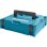 Caja de herramientas Makita Makpac Typ 4 rígida de viaje Negro/Azul