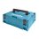 Caixa de Ferramentas Makita Makpac Typ 2 Plástico Preto e Azul 395 x 295 x 157 mm