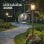 Outsunny Farola Solar Exterior De Jardín Con Macetero P2 Modos De Brillo Ip44