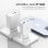 Cargador Red Cool Ultra Fast PD Tipo-C + USB GaN 65W Blanco