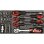 Caja de herramientas Yato 80 piezas YT-38951 con grzechotka y bity
