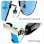 Klack Aviator Gafas Inteligentes Bluetooth Altavoces Micrófono Protección UV400 Negras