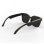 Klack Gafas Inteligentes Polarizadas Bluetooth Altavoces Integrados Micrófono Negro