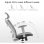 Silla Ergonómica Sihoo M18 Soporte 4 Puntos Malla Transpirable Gris