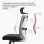 Silla de Oficina Ergonómica Sihoo M18 Soporte Lumbar Ajustable Malla Transpirable Negro