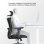 Silla de Oficina Ergonómica Sihoo M18 Soporte Lumbar Ajustable Malla Transpirable Negro