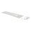 Teclado HP Combo 650 sem fios membrana branco com rato incluído