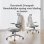 Sihoo M59as Silla Ergonómica Reposabrazos 3D Ajustables Respaldo Doble