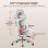 Bürostuhl Ergonomisch Sihoo Doro C300 - 3D-Armlehnen - Automatisch einstellbare Lendenwirbelstütze - Weiß