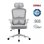 Sedia da Ufficio Ergonomica Sihoo M102c - Altezza Regolabile, Supporto Lombare e Braccioli