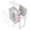 Carcasse PC VIDA Zephyr V2 Micro ATX Verre Trempé Blanc
