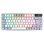 Clavier ASUS ROG Azoth 75% blanc RGB OLED sans fil et filaire