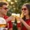 Pack Dispensador De Cerveza/bebidas Refrigerante Innovagoods Ball Y 2 Gafas De Sol Enrollables Sunfold Spain Red