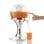 Pack Dispensador De Cerveza/bebidas Refrigerante Innovagoods Ball Y 2 Gafas De Sol Enrollables Sunfold Spain Red