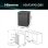 Lavavajillas Hisense HS693A90ADBX 16 Servicios A con WiFi y All Dry