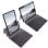 Capa com Teclado Bluetooth Royal Bailey Sx131 para iPad Pro 12.9 Preto