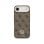 Funda per cellulare Guess custodia polipiel marrone con strass e cinturino per iPhone Air
